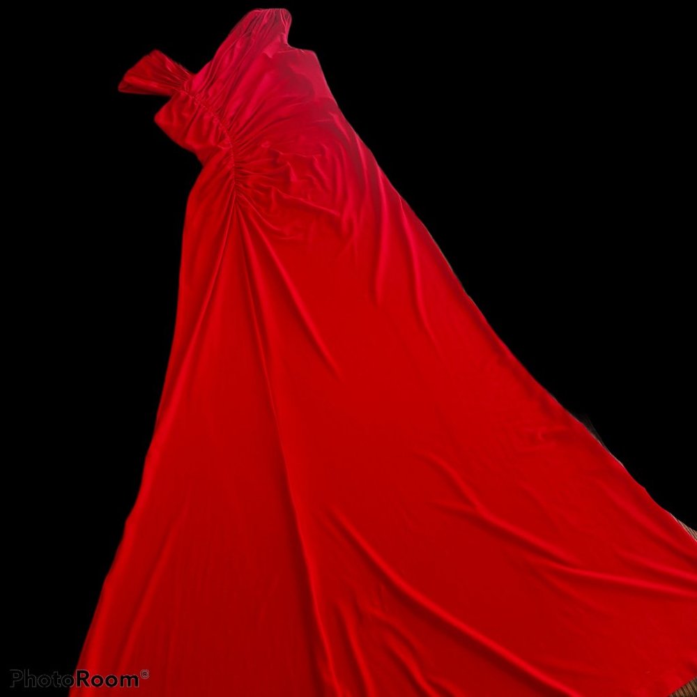 Calvin Klein Red Full Length Formal